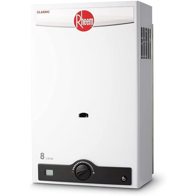 CALENTADOR DE AGUA INSTANTANEO A GAS 8 LTS GAS LP MARCA RHEEM Rheem RHIN/CHL08P
