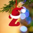 thumbnail image 1 of Fridja 26 Letters Christmas Tree Decoration Pendant, Christmas Tree Ornaments Personalized DIY Christmas Ornaments Christmas Decoration Xmas Tree Hanging Decor (Z), 1 of 5