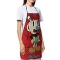 thumbnail image 3 of The Cuphead Show Adjustable Bib Apron, Waterdrop Resistant Aprons with 2 Pockets Cooking Kitchen Aprons for Women Men Chef, 3 of 8