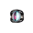 thumbnail image 2 of Sonducket Exquisito anillo vintage de piedra lunar estilo retro joyería unisex anillo de piedra lunar regalos para mujer y hombre negro 7 Type3 NO3, 2 of 6