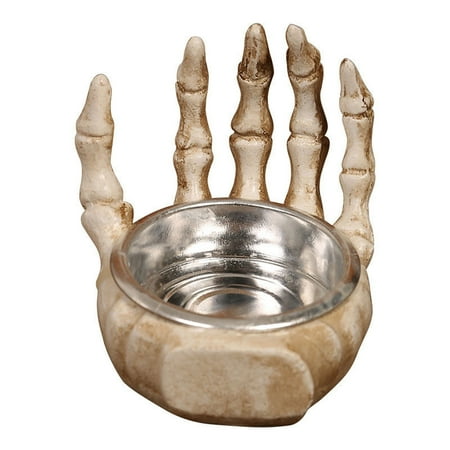Vikakiooze Halloween Skeleton Candlestick Decoration Ghost Festival Horror Decoration Skeleton Candlestick Suit Skeleton Hand