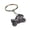 Black, variant on Loamitoy Motorcycle Charm Keychain, Wear-Resistant Portable Key Fob, 3D Metal Motorbike Keyring for Men, for Backpack Accessory
