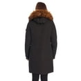 thumbnail image 4 of Alpine North Women's Vegan Down Long Parka Winter Jacket Black XL, 4 of 6