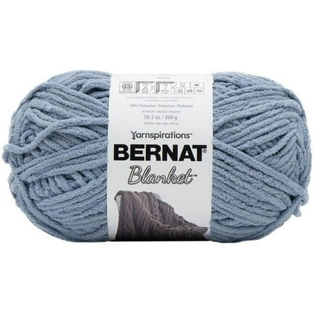 UPC: 0057355443945 | Spinrite 161110-10900 Bernat Blanket Big Ball Yarn Gray Blue