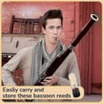 thumbnail image 3 of 5 Pcs Bassoon Reed With 1 Bassoon Reed Protective Case Bassoon Reed Medium Soft Bassoon Reed Case R, 3 of 4