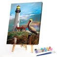 thumbnail image 2 of Pintura al óleo de pájaros y faros DIY por números dibujar en lienzo imágenes decoración del hogar Hugtrwg Para estrenar, 2 of 9