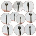 thumbnail image 5 of 20pcs Drill Bits Dremel Set Steel Rotary Burrs High Speed Wood Carving Tools, 5 of 5