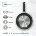 thumbnail image 3 of Mainstays Aluminum Nonstick 13pcs Cookware Set Black, 3 of 5
