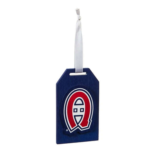 Team Sports America Canadiens de Montréal Logo d'Équipe Étiquette Cadeau Ornement