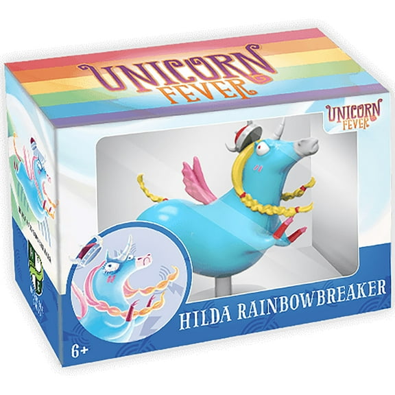 Unicorn Fever: Hilda Rainbowbreakers - Painted Figure - Collectible Unicorn Miniature, Ages 6 