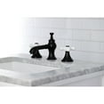 thumbnail image 4 of Kingston Brass KC7060PX Vintage 8 in. Widespread Bathroom Faucet, Matte Black, 4 of 5