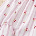 thumbnail image 6 of Gibobby Toddler Girl Dress Girl Toddler Dresses Sleeveless Striped Toddler Casual Dresses 12 18 24 Months 2T 3T 4T 5T(2-3 Years,Pink), 6 of 9