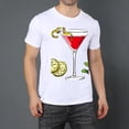 thumbnail image 2 of Summer Short Sleeve Tops Crew Neck Shirts for Men Party (2)Plus Size Tee Shirts XS-5XL, 2 of 5