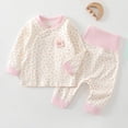 thumbnail image 2 of Akiihool Newborn Boy Clothes Baby Boy Football Outfit Football Crewneck Sweatshirt Jogger Pants 2Pcs Toddler Fall Clothes 6M-4T Pink,9-12 Months, 2 of 7