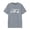 Grey, variant on Graphic Print Short Sleeve T Shirt Casual Crew Neck Tee Soft Everyday Basic Top Women Solid Tee Burnout Tee Shirts Tops Women Casual Womens Compression Shirt for Women Exercise Shirt Women