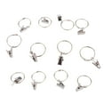 thumbnail image 4 of Ganchos para Anillos de Cortina con Clips BLESIY Plata 2 piezas, 4 of 8