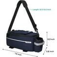 thumbnail image 3 of Mosiso Bike Rack Bag Shoulder Bag Waterproof Bike Trunk Cooler Bag Cycling Bike Backseat Storage Cargo Luggage Saddle Insulated Bicycle Rear Seat Bag, 3 of 7