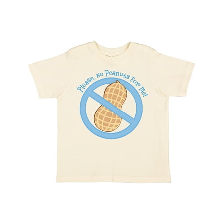 

Inktastic No Peanuts Blue Logo Gift Toddler Boy or Toddler Girl T-Shirt
