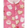 thumbnail image 2 of Wonder Nation Baby Girls Cotton Snug Fit Sleep 'N Play, 3-Pack, 12 Months-24 Months, 2 of 4