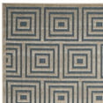 thumbnail image 2 of SAFAVIEH Cottage Laraine Geometric Indoor/Outdoor Area Rug Light Blue/Cream, 4' x 6', 2 of 4