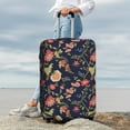 thumbnail image 3 of Lsque Flower Printed Luggage Cover, Travel Luggage Protector,Scratch and Dirt Resistant, Fits 18-32 Inch Luggage - Small, 3 of 9