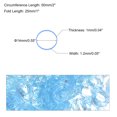 thumbnail image 2 of Uxcell Rubber Band Light Blue Stretchable Rubber Elastic Band 0.55inch Dia with S-Clips for Home Office, 600 Pack, 2 of 5