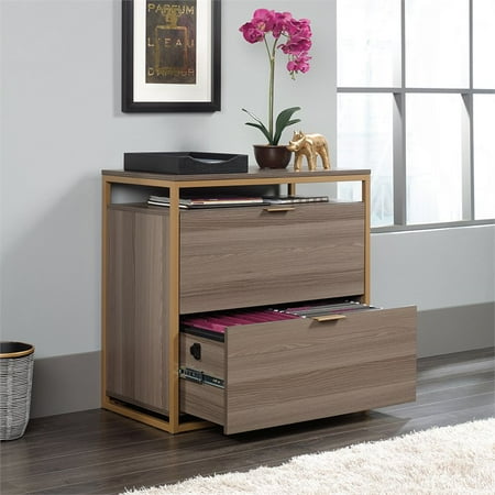 Sauder International Lux 2 Drawer Lateral File Cabinet In Diamond