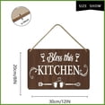 thumbnail image 2 of Zomyto 8x12IN Funny Kitchen Decor, Decorative Hanging Wood Plaque for Wall,Farmhouse Wood Sign, Kitchen Wall Decor Art A05, 2 of 6