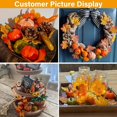thumbnail image 5 of Fall Décor Pumpkin Ornaments - 50 Pack Miniature Pumpkins for Autumn Wreaths and Thanksgiving Displays - for Seasonal Celebrations and Home Decoration 50PCS, 5 of 8