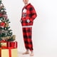 thumbnail image 5 of Pijamas Navideños A Juego, Cuello Con Capucha, Manga Larga, Conjunto De Pijamas Navideños Familiares, Pies Cónicos, Cintura Suelta Roja Para Fiestas ANGGREK Rojo HOMBRE XL, 5 of 8