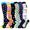 thumbnail image 1 of 6 Pack Copper Compression Socks for Women and Men Circulation-Best Support for Medical, Running, Nursing, Athletic, 1 of 9