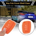 thumbnail image 2 of Funda de Llave de Coche de Silicona Naranja Roja Única para VW Golf 7 Variant para VW Polo 2G 6R 6C - Funda de Control Remoto de 3 Botones, 2 of 6