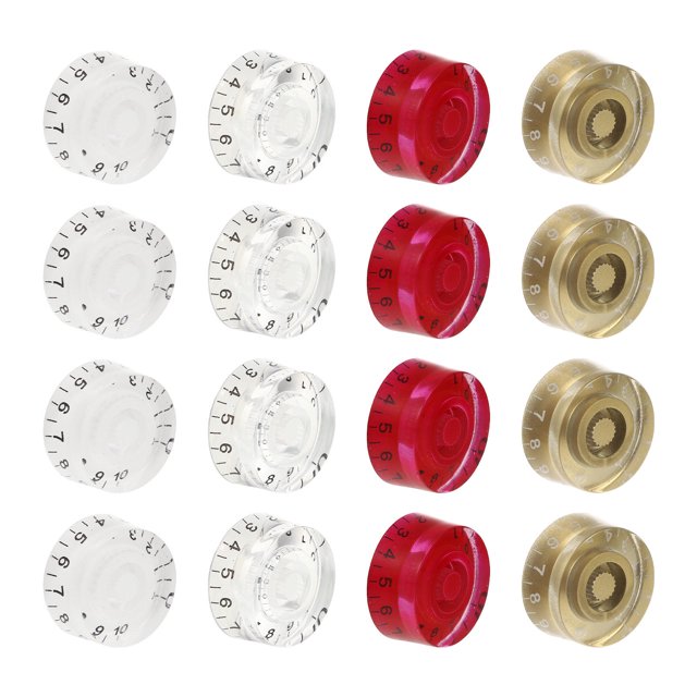 WEUVEB 16Ud Perillas Control De Volumen Para Guitarra Material Duradero Anticorrosivo