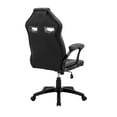 thumbnail image 4 of Aspect Adjustable Racing Gaming Chair in Black Faux Leather and Dark Grey Mesh with Lumbar Support Pillow, 4 of 5