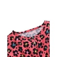 thumbnail image 4 of Kmbangi Robe de Plage pour Filles Tout-Petits Col Rond Manches Chauve-Souris Courtes une Pièce Été Décontracté Style Ample 0-5T, 4 of 9