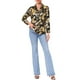 thumbnail image 2 of Camisas de botón para mujeres, blusa casual de cuello en V, de manga larga, camisa de fiesta moderna con bolsillos, XS, negra, 2 of 6