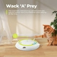 thumbnail image 3 of All For Paws Whack-a-Mole Interactive Cat Teaser Toy with Motion Sensor, 6 Holes Automatic Feather Mice Toy for Indoor Cats, 3 of 9