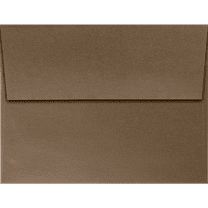 LUXPaper A2 Invitation Envelopes, 4 3/8 x 5 3/4, Bronze Metallic, 250 Pack