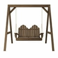 thumbnail image 6 of Amish Casual Adirondack Heavy Duty Swing with A-Frame Stand, Semi-Solid White, 6 of 9
