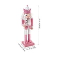 thumbnail image 2 of Uonlytech Christmas Desktop Nutcracker Nutcracker Puppet Assorted Color 4Pcs, 2 of 8