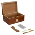 thumbnail image 5 of Humidor Supreme Balaton Cigar Storage Bubinga and Walnut Burl Wood, Holds 40-75 Cigars, 5 of 5