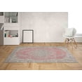 thumbnail image 2 of Area Rug, Hallway Rugs, Non-Slip Carpet Rug, Oriental Rug, Farmhouse Decor Rug, Medallion Rugs, Gray And Red Rug, Chenille Rug, Turkish Rug, 2.6'x6.5' - 80x200 cm, 2 of 8
