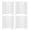 White, variant on Pebbuoy 4Pcs Tri-Fold Poster Boards Small White Presentation Boards Corrugated Display Board Business Display Trifold Panel