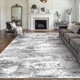 thumbnail image 3 of BERTHMEER 5'x7' Area Rugs for Living Room Bedroom Dining Room Office Farmhouse Abstract Modern Rugs Machine Washable non-slip Rugs,Gray, 3 of 9