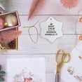 thumbnail image 6 of 3drose, Keep Calm and Let the Barman Handle It. Fun Funny Career Job Pride, 3 inch Snowflake Porcelain Ornament, 6 of 7
