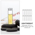 thumbnail image 2 of 10pcs Transparent Empty Tube Bottles Portable Glass Vials for Candies Nuts, 2 of 7