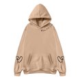 thumbnail image 3 of Sweat à Capuche Réversible Imprimé pour Femmes avec Poches Manches Longues Décontracté 100 pour Cent Polyester Sweat à Capuche Vêtements d'Automne pour Adolescentes Petit Sweat à Capuche pour Femmes avec Fermeture Éclair, 3 of 3