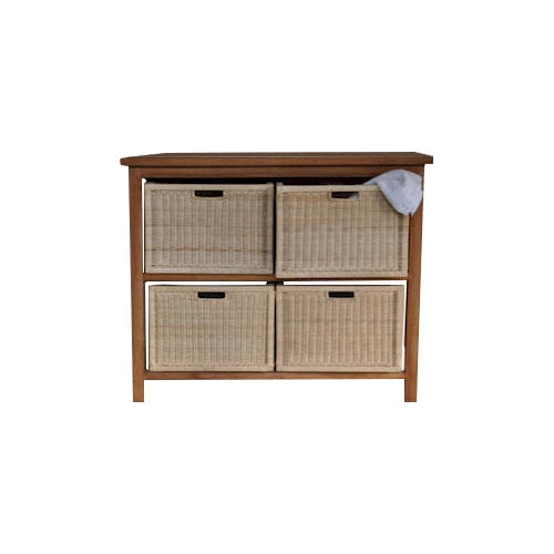 Towel Console w/ 2 Shelves Table