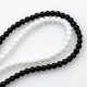thumbnail image 3 of Piedras Preciosas Redondas Hugo 1 Hebra 63 Piezas Granos Blanco, 3 of 8