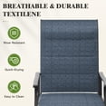 thumbnail image 5 of UDPATIO Outdoor Dining Chairs Set of 6, All Weather Swivel Patio Chairs, Outdoor Furniture for Backyard Deck, Navy Blue, 5 of 9